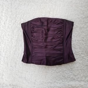 Dark Purple Corset Top, sz 4